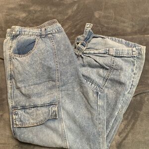 Kensie Light Blue Ankle & Cropped Jeans y2k 90’s acid wash comfort jeans